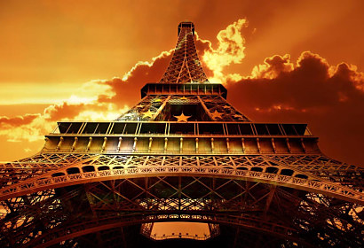 Fototapeta Oblaka nad Eiffelovou věží 1394